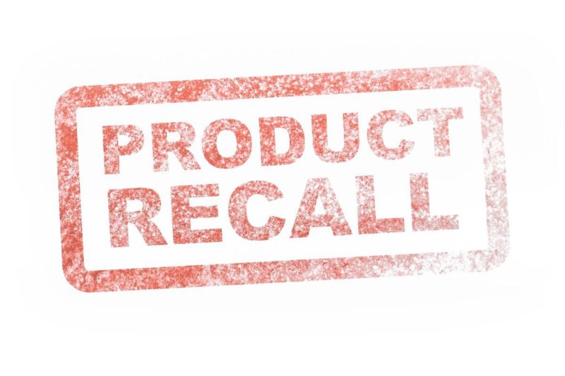 Product Recall Stamp